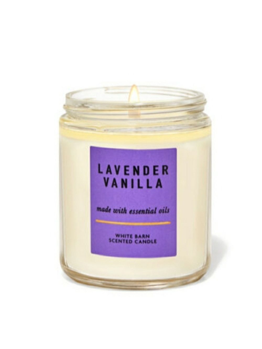 LAVENDER VANILLA Single Wick Candle